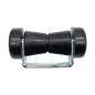 Preview: Kielrolle V-Form 130 mm + U-Halter und Endkappen