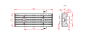Preview: Gummiauflage 300 x 100 mm + U-Halter