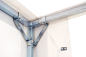 Preview: Plane mit Spriegelaufbau für HUMBAUR Anhänger 2300 x 1400 mm - Höhe: 1000 mm