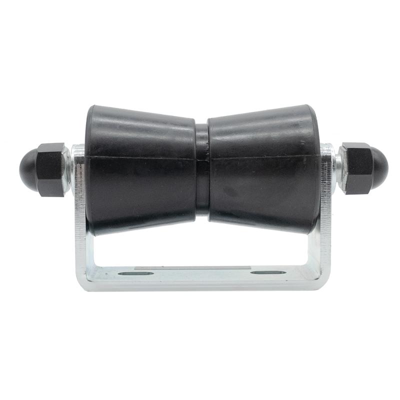 Preview: Kielrolle V-Form 130 mm + U-Halter