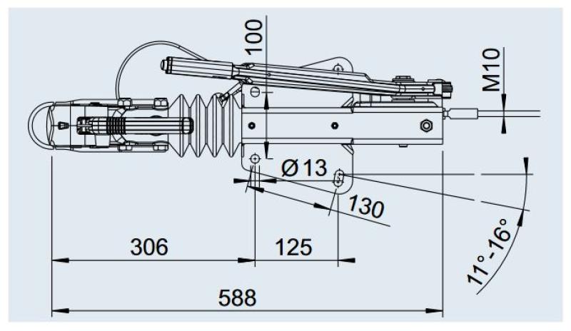 Auflaufeinrichtung AL-KO V 90 S/3