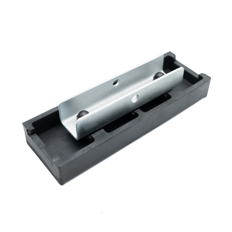 Gummiauflage 300 x 100 mm + U-Halter