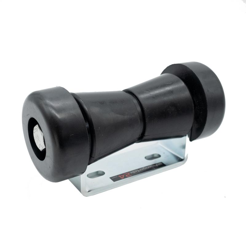 Kielrolle V-Form 130 mm + U-Halter und Endkappen