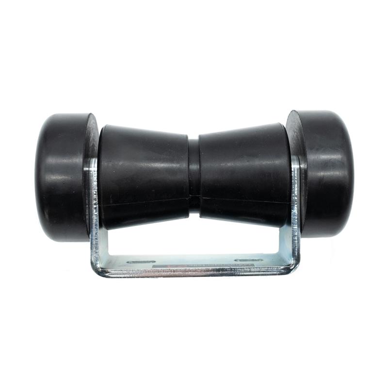 Kielrolle V-Form 130 mm + U-Halter und Endkappen