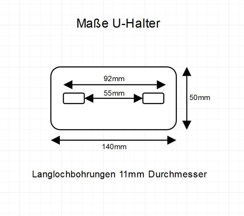 Kielrollenhalter für 130 mm Kielrolle