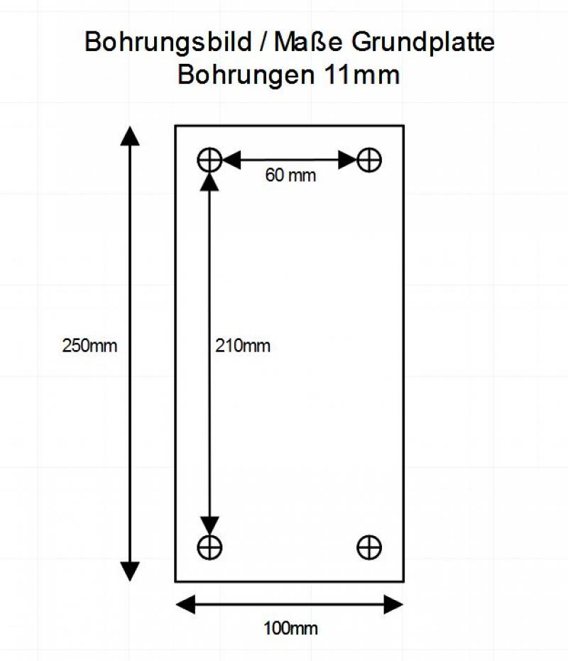 Windenstand höhenverstellbar 600 - 800 mm