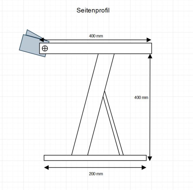 Windenstand mit Bugstütze