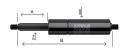Stabilus Gasfeder 14 x 28 mit 2300 N